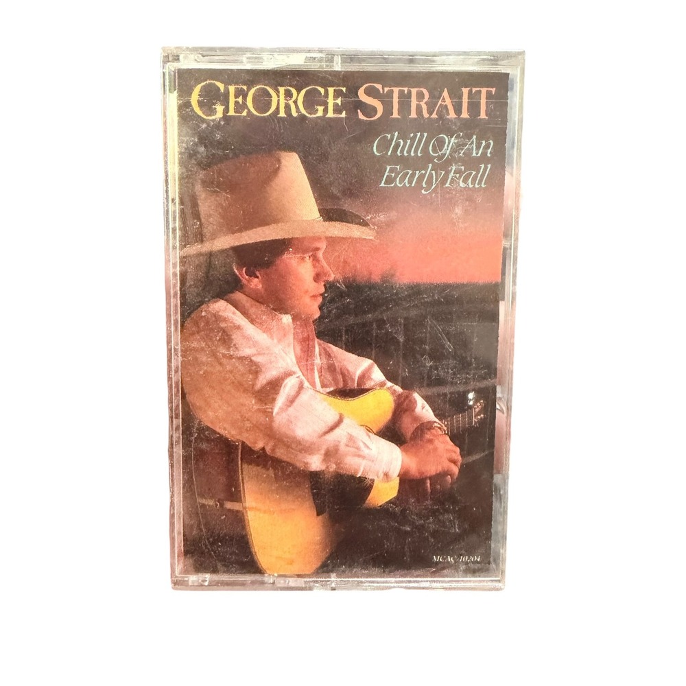 George‎ Strait Chill Of An Early Fall Cassette Tape 1991 MCA Records MCAC-10204